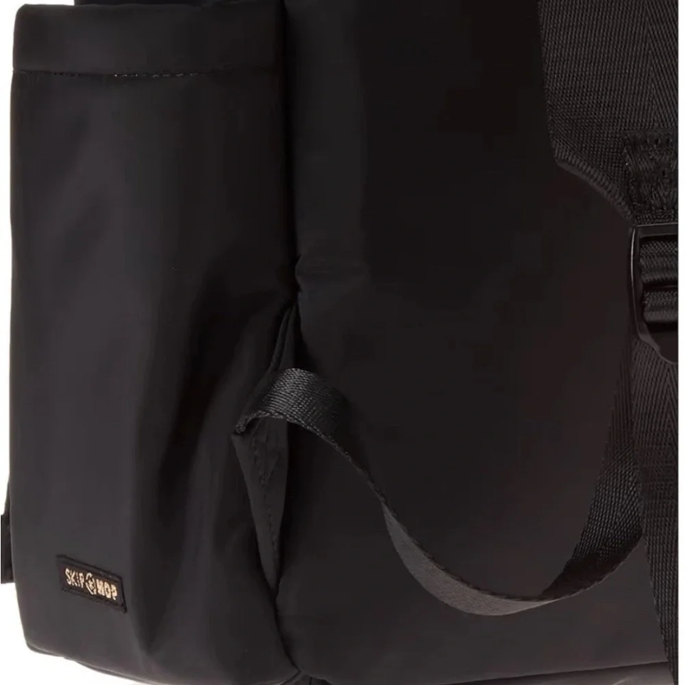 Skip Hop Black and Gold Diaper Bag Backpack - Picture 4 of 12